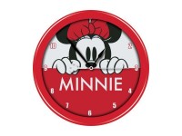 Horloge Minnie Mouse murale en plastique de 9,5"